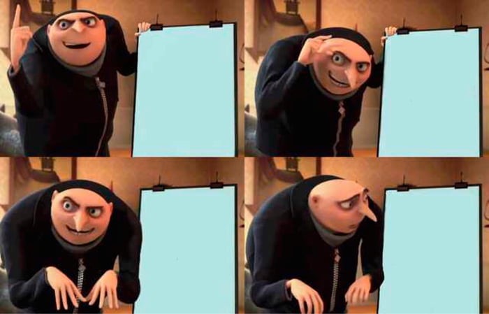 Gru's Plan meme about MERIT Beauty