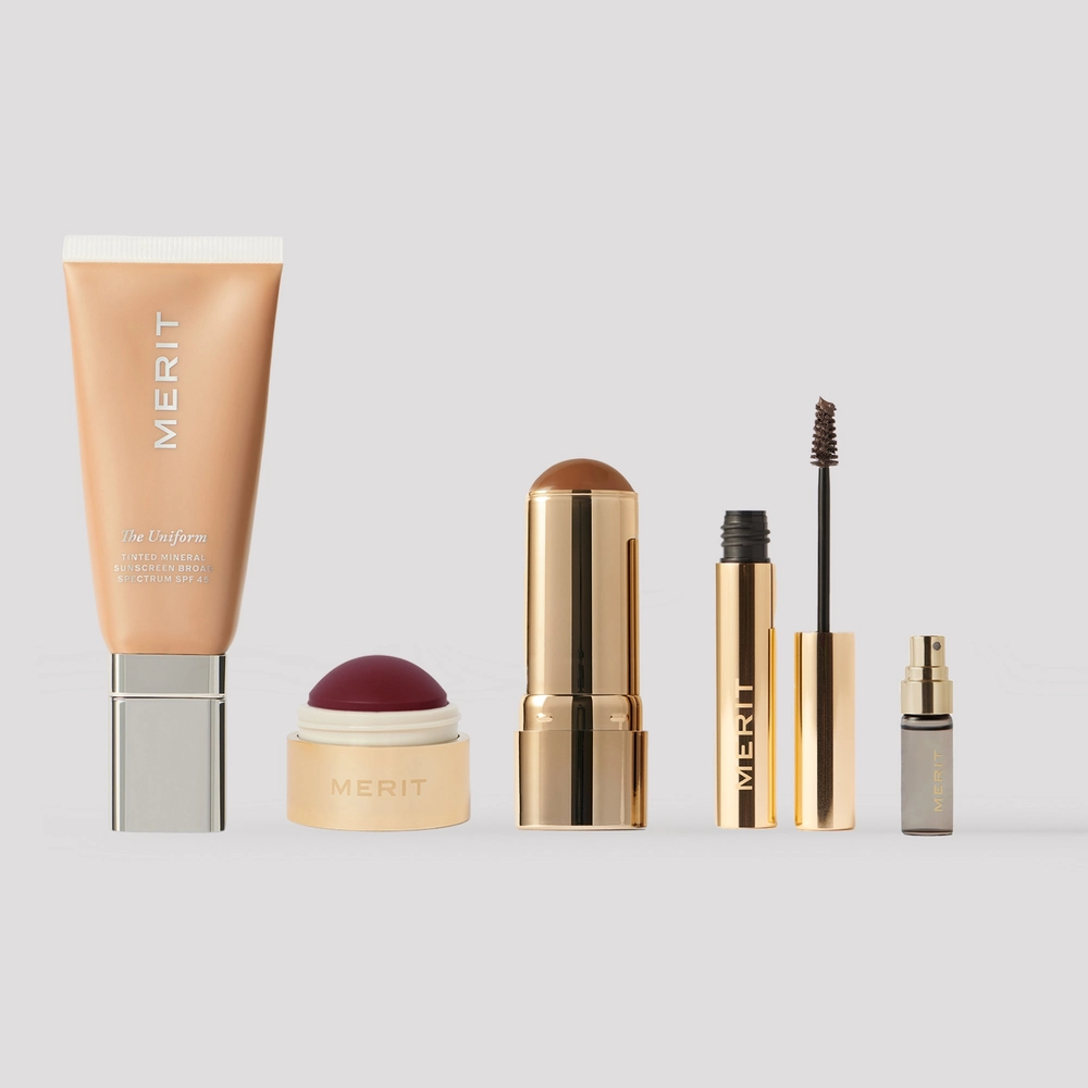 Cassie's Favorites set with a foundation tube and blush